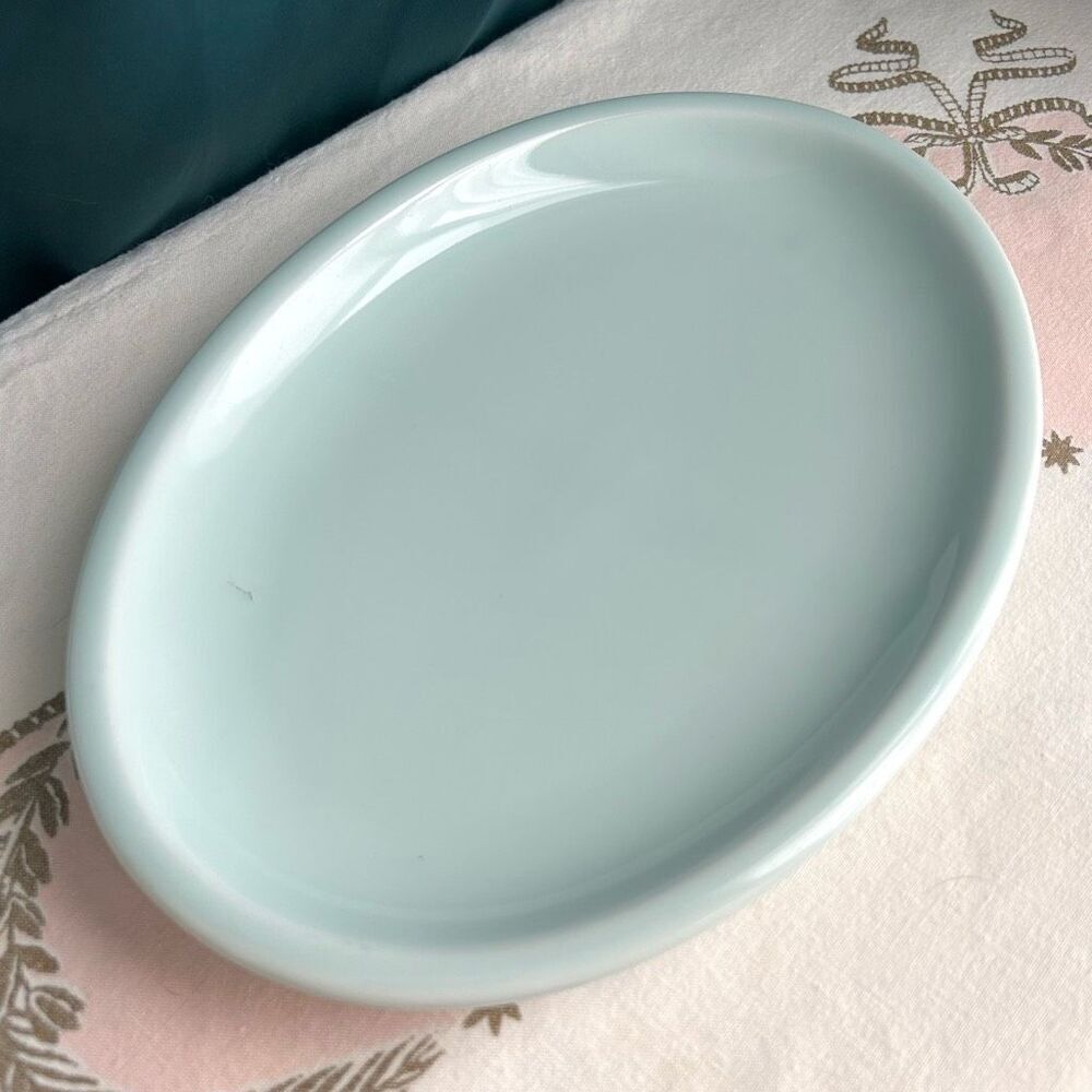 Pastel Blue Arita Precious Jewel Japanese Restaurant Ware Serving Platter